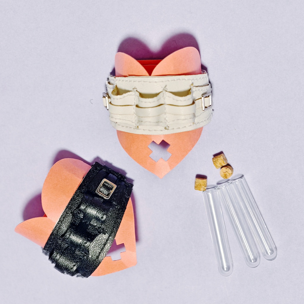 ෆガーターホルスターෆ for MDD 1/4、DD 1/3 doll