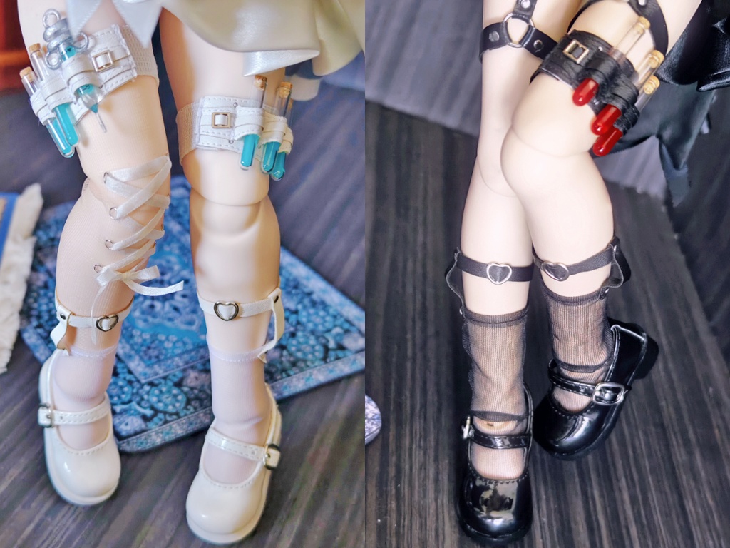 ෆガーターホルスターෆ for MDD 1/4、DD 1/3 doll