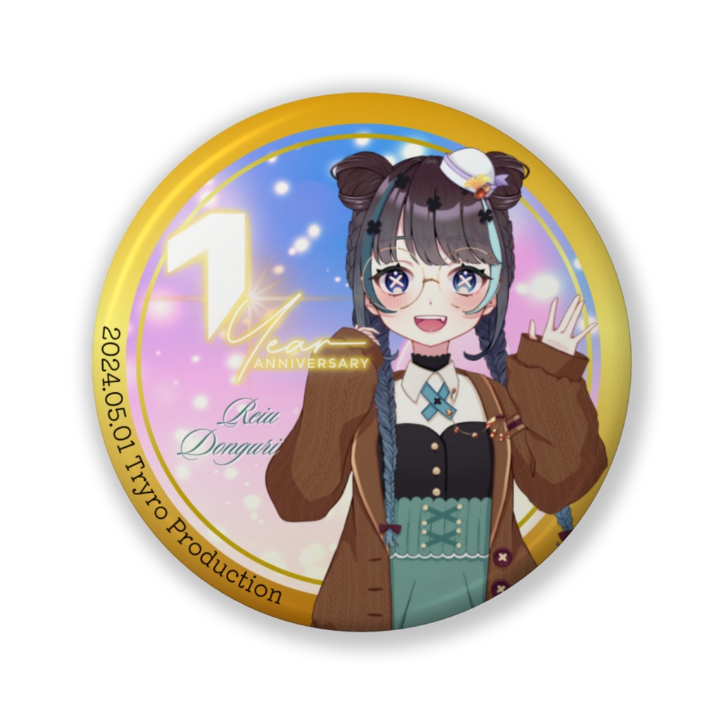 【1st記念】澪雨どんぐり 缶バッジ