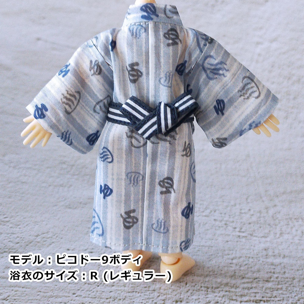 【受注制作】オビツ11、NDサイズ【温泉旅館風浴衣】
