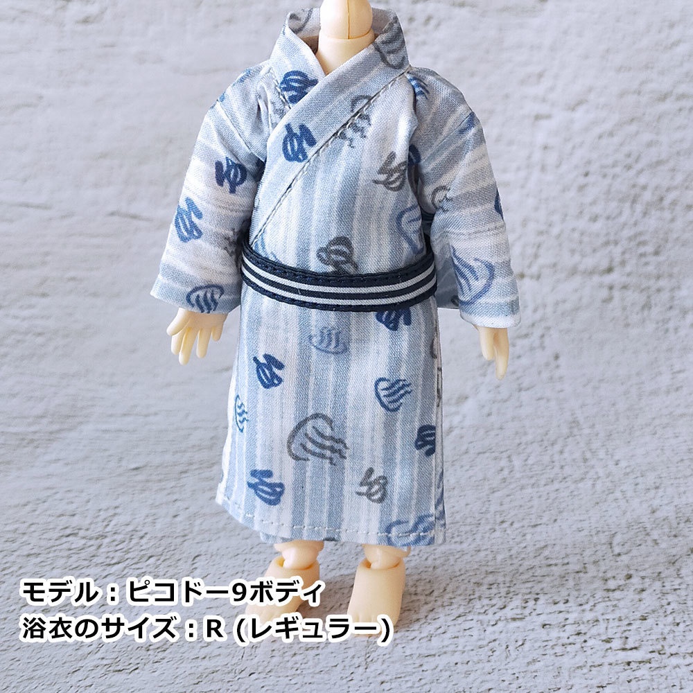 【受注制作】オビツ11、NDサイズ【温泉旅館風浴衣】