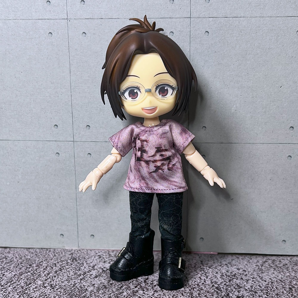 【受注制作】オビツろいど用/進撃のネタTシャツ&パンツ