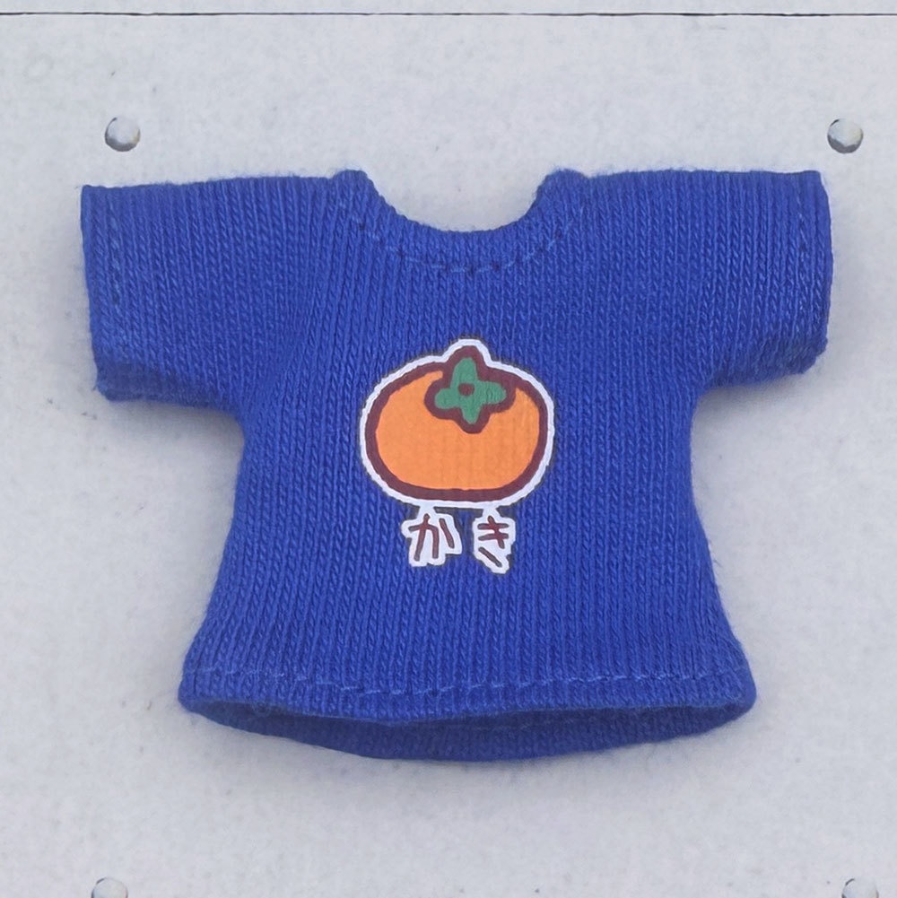 【受注制作】オビツ11サイズ★アイロンプリントTシャツ【かき/ブルー】