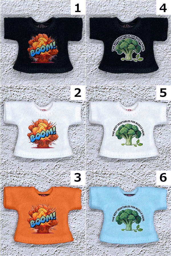 【受注制作】アイロンプリントTシャツ【ブロッコリー・BOOM!】