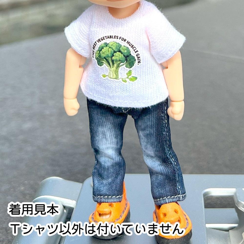 【受注制作】OB11/NDドールサイズTシャツ【ブロッコリー・BOOM!・蕎麦】