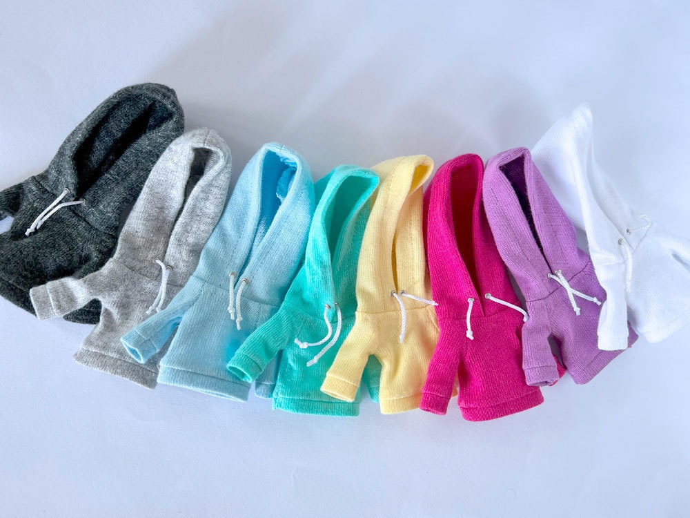 【受注制作】オビツろいど/NDどーるサイズ・シンプルパーカー