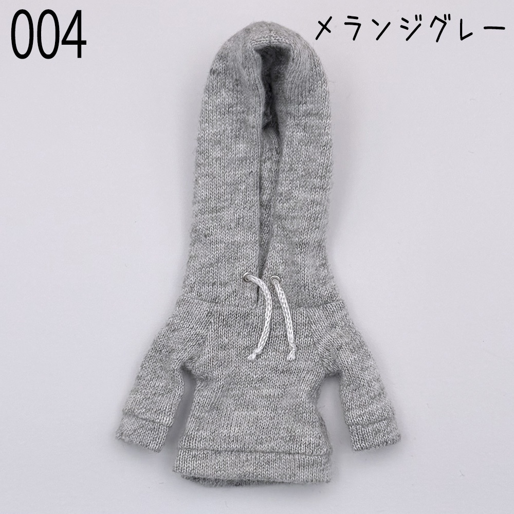 【受注制作】オビツろいど/NDどーるサイズ・シンプルパーカー