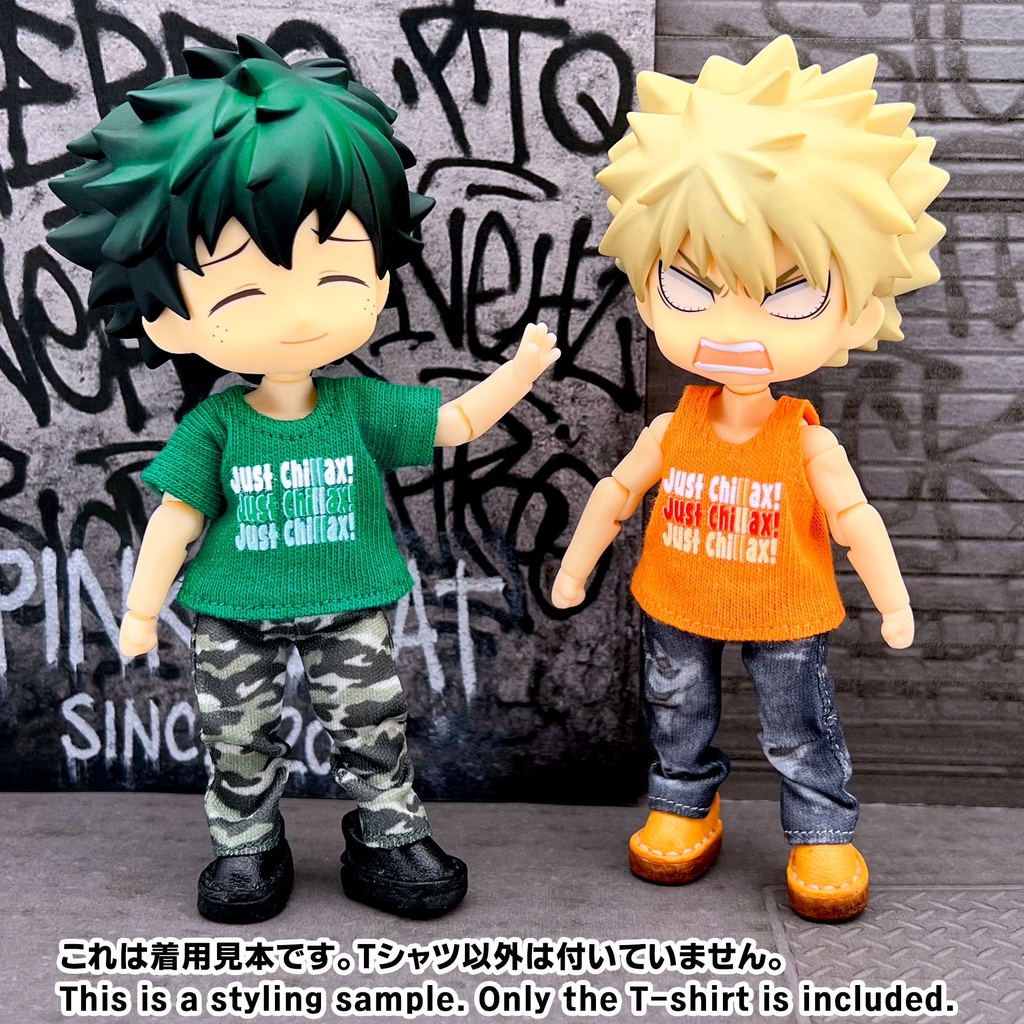 【受注制作】OB11/NDサイズ【JUST CHILLAX! (おちつけ!)】Tシャツ