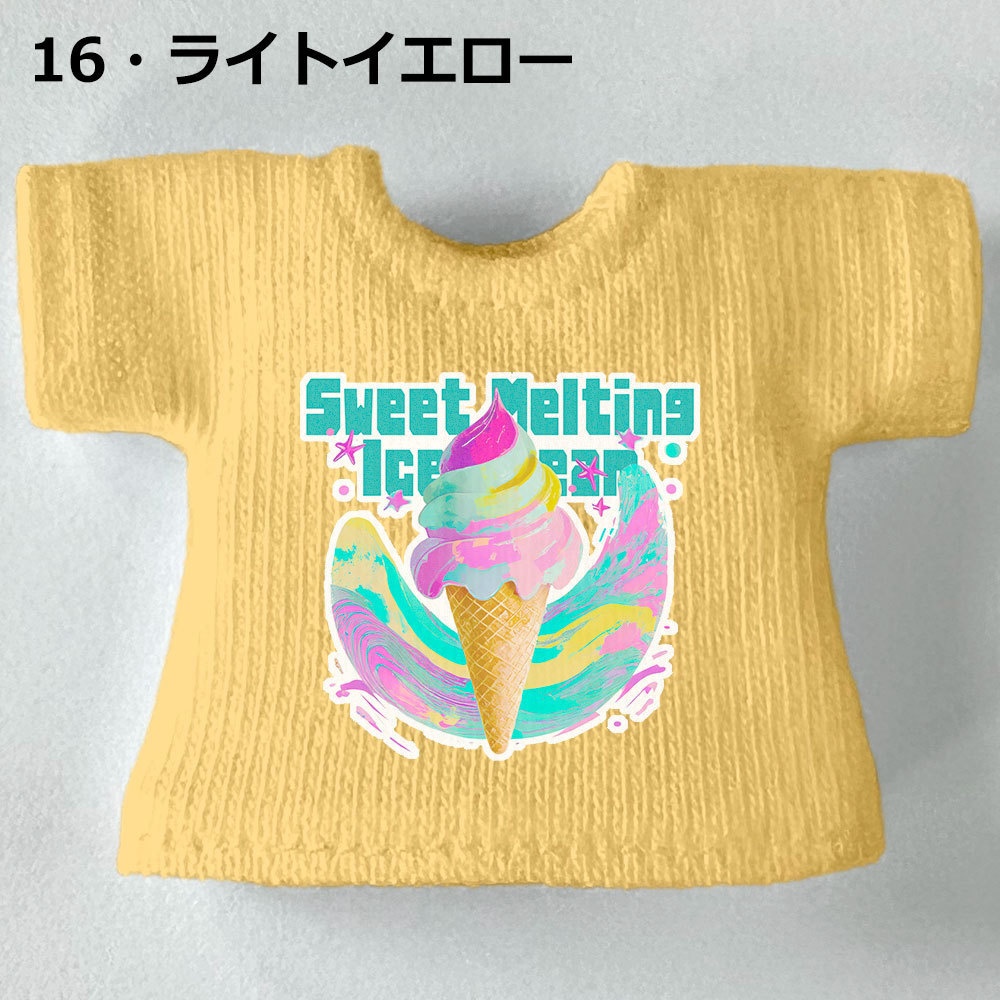 【受注制作】OB11/NDサイズ【アイスクリーム】Tシャツ