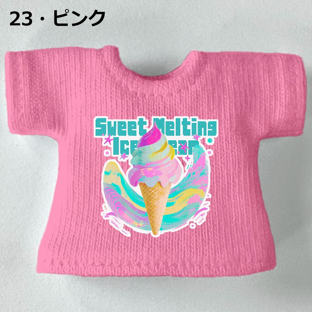 【受注制作】OB11/NDサイズ【アイスクリーム】Tシャツ