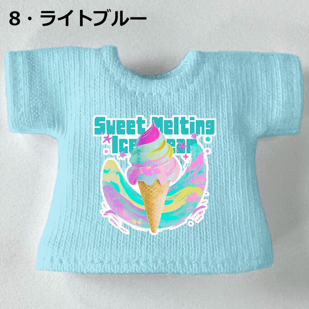 【受注制作】OB11/NDサイズ【アイスクリーム】Tシャツ