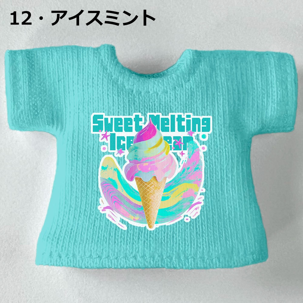 【受注制作】OB11/NDサイズ【アイスクリーム】Tシャツ