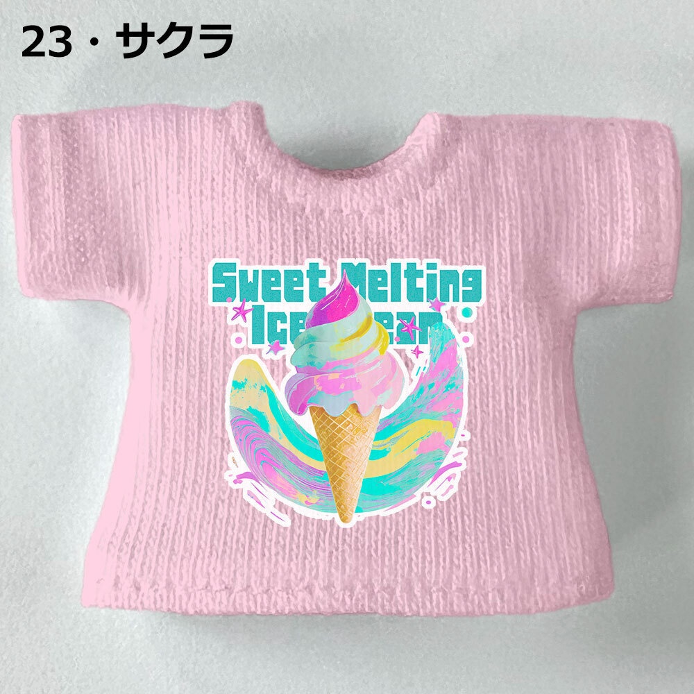 【受注制作】OB11/NDサイズ【アイスクリーム】Tシャツ