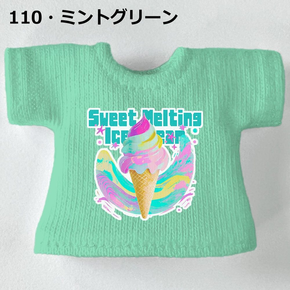 【受注制作】OB11/NDサイズ【アイスクリーム】Tシャツ
