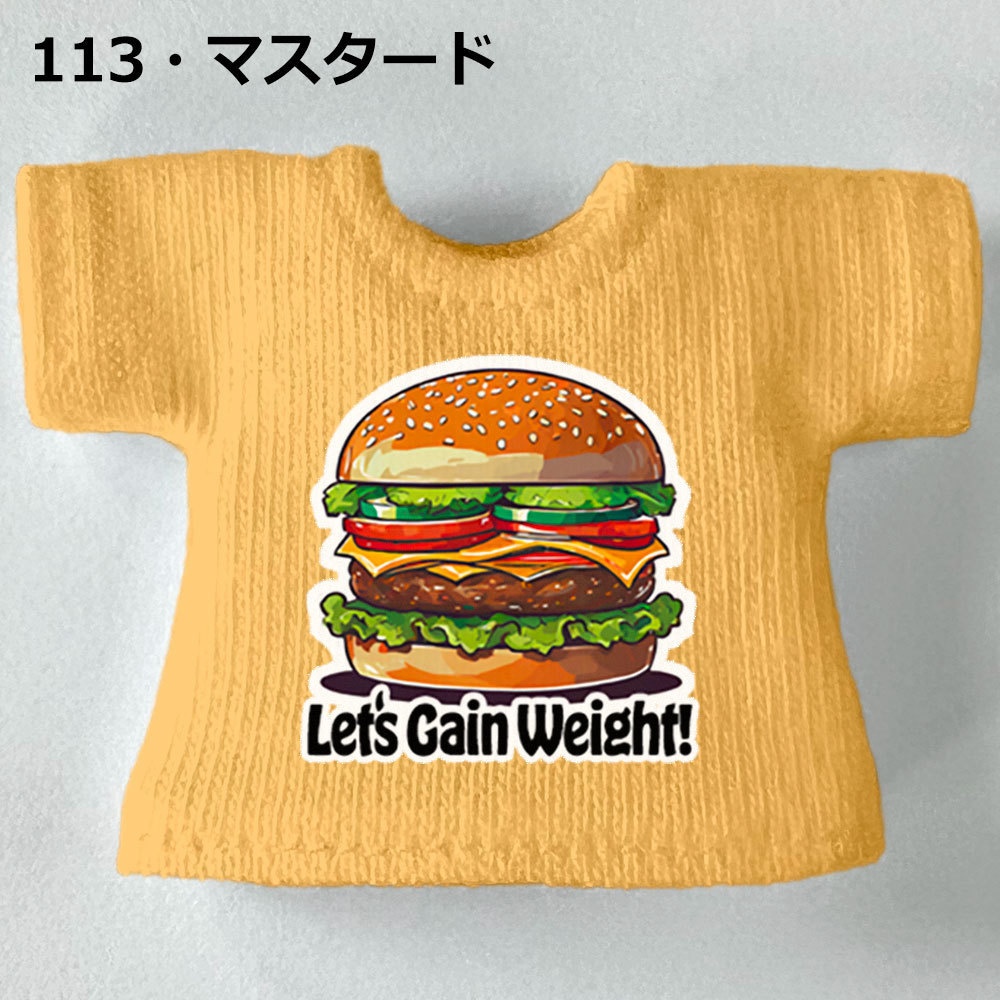 【受注制作】OB11/NDサイズ【ハンバーガー】Tシャツ