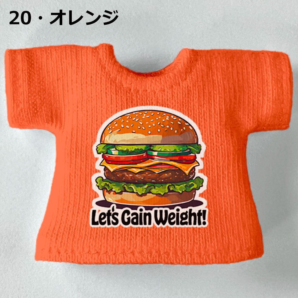 【受注制作】OB11/NDサイズ【ハンバーガー】Tシャツ