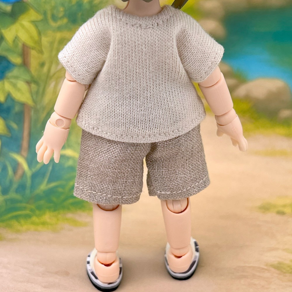 【受注制作】OB11/NDサイズ・麻のショートパンツ