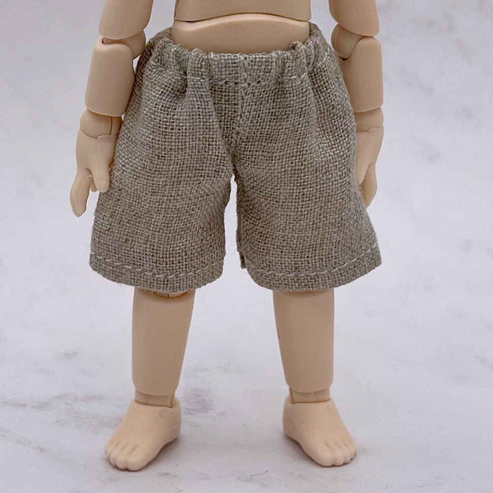 【受注制作】OB11/NDサイズ・麻のショートパンツ