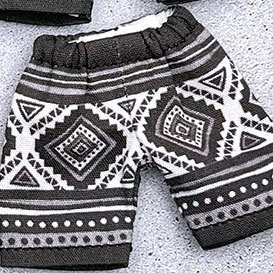 【受注制作】OB11/NDサイズ・コットンショートパンツ【エスニック】