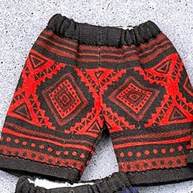 【受注制作】OB11/NDサイズ・コットンショートパンツ【エスニック】