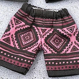 【受注制作】OB11/NDサイズ・コットンショートパンツ【エスニック】