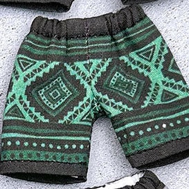 【受注制作】OB11/NDサイズ・コットンショートパンツ【エスニック】