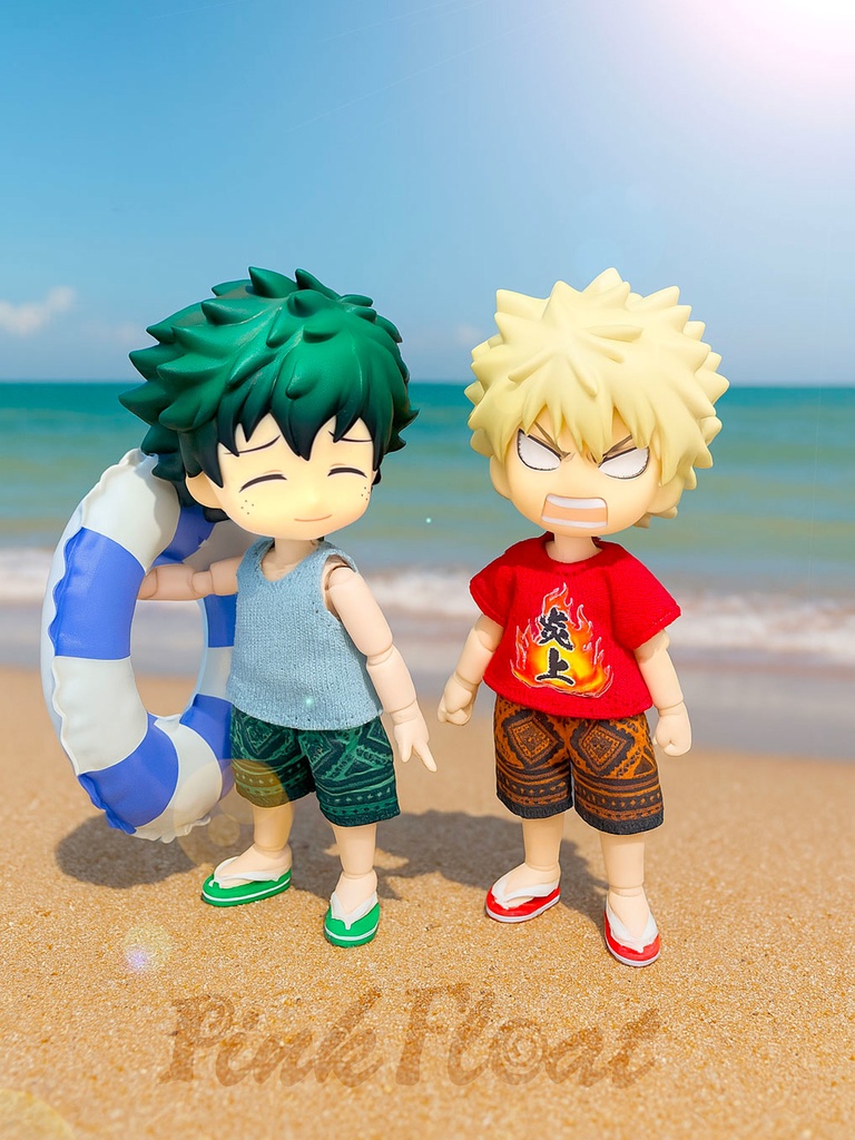 【受注制作】OB11/NDサイズ・コットンショートパンツ【エスニック】