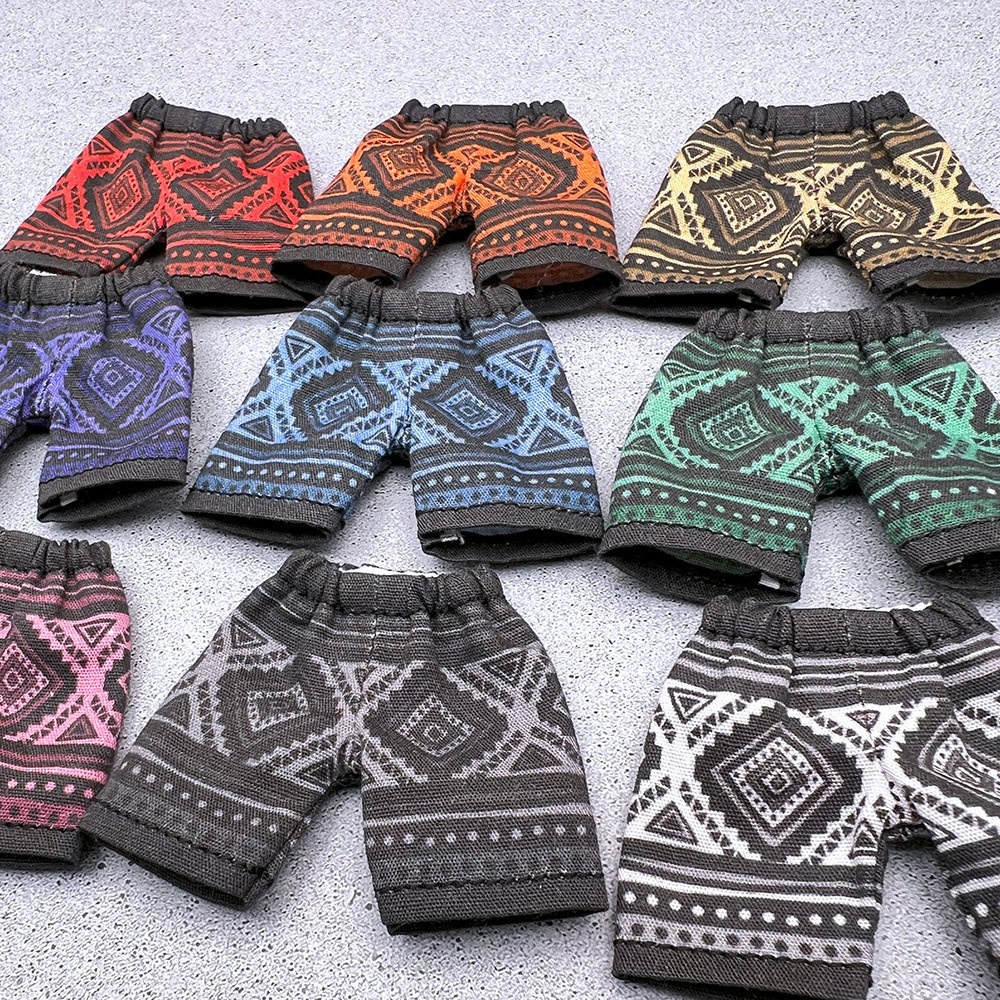 【受注制作】OB11/NDサイズ・コットンショートパンツ【エスニック】