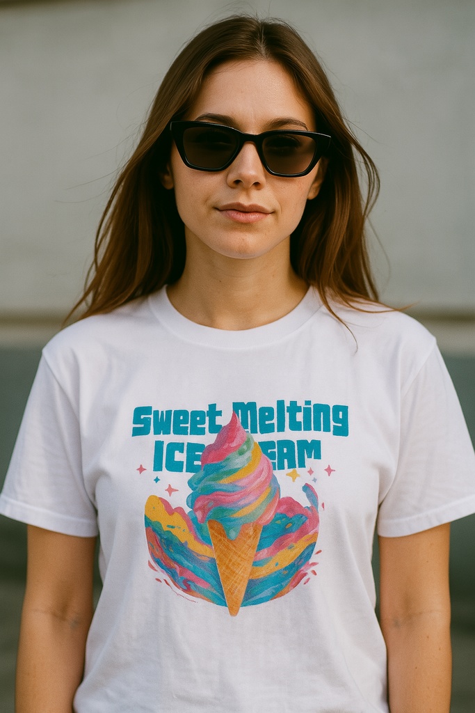人間サイズTシャツ【アイスクリーム】