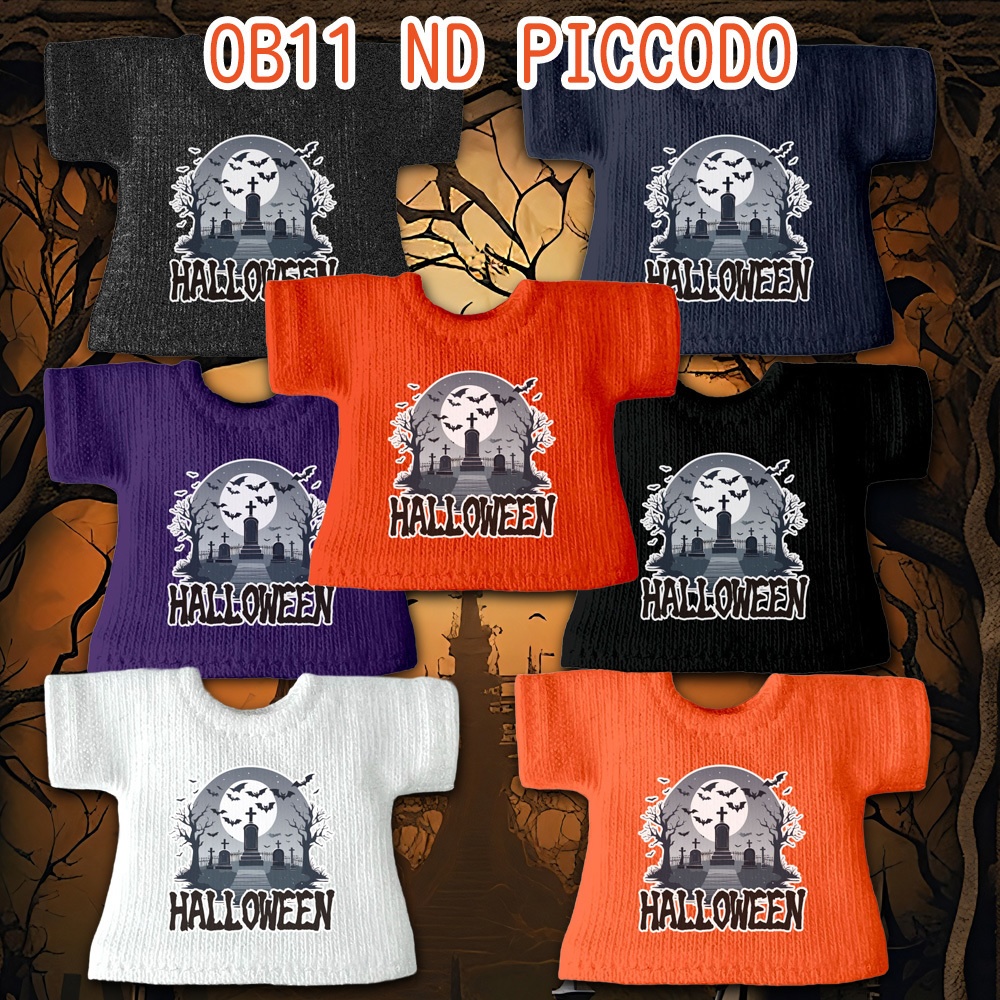 【受注制作】OB11/NDサイズ【ハロウィン-B】Tシャツ
