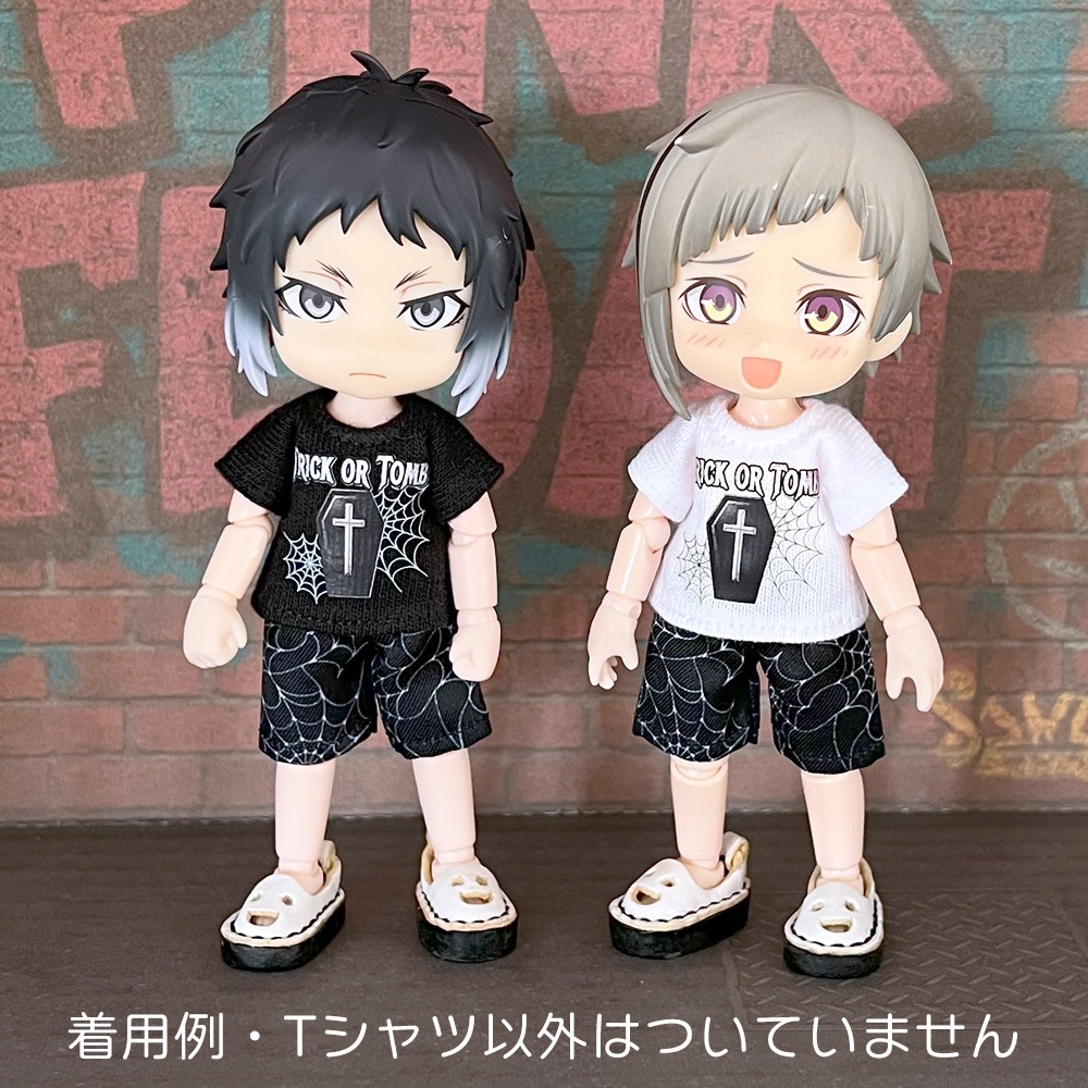 【受注制作】OB11/NDサイズ【ハロウィン-棺】Tシャツ