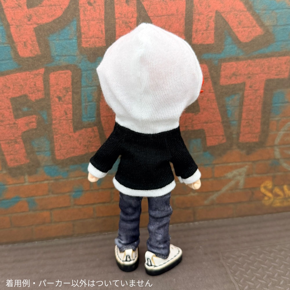 【受注制作】オビツろいど用 バイカラー パーカー