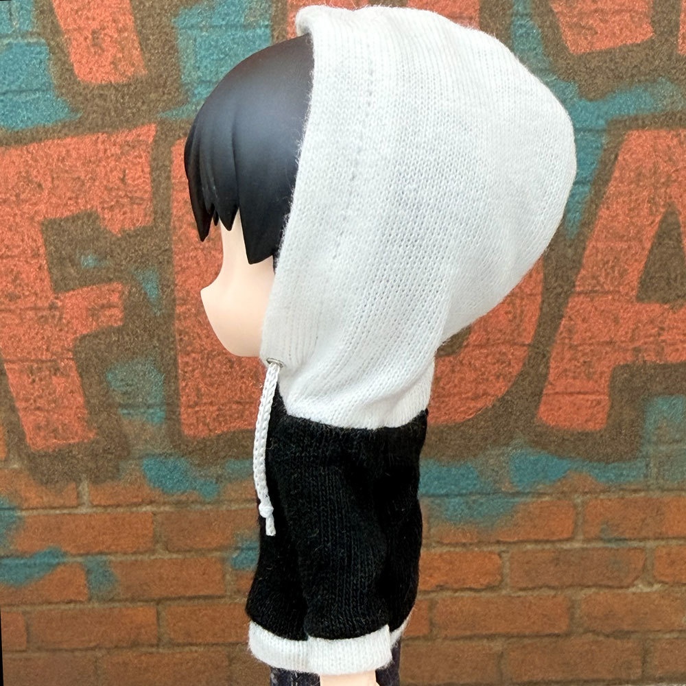 【受注制作】オビツろいど用 バイカラー パーカー