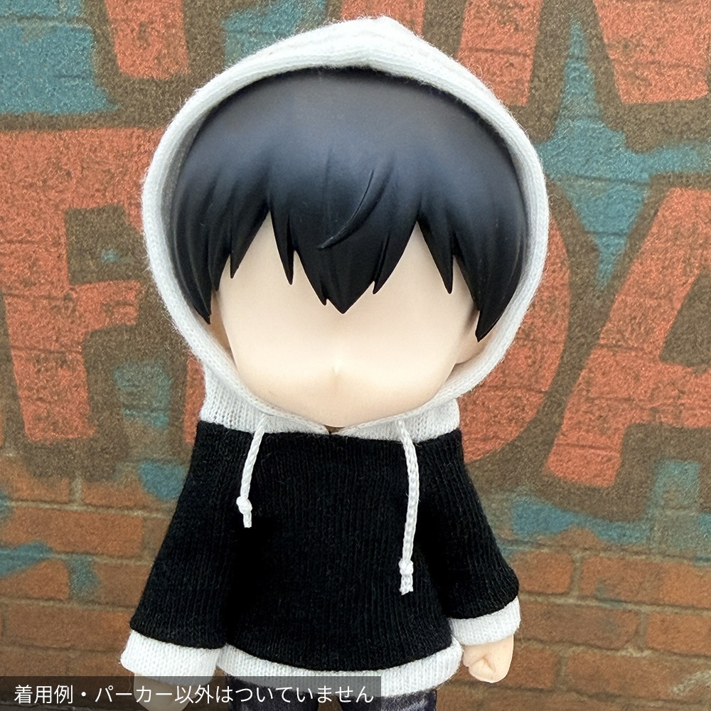 【受注制作】オビツろいど用 バイカラー パーカー