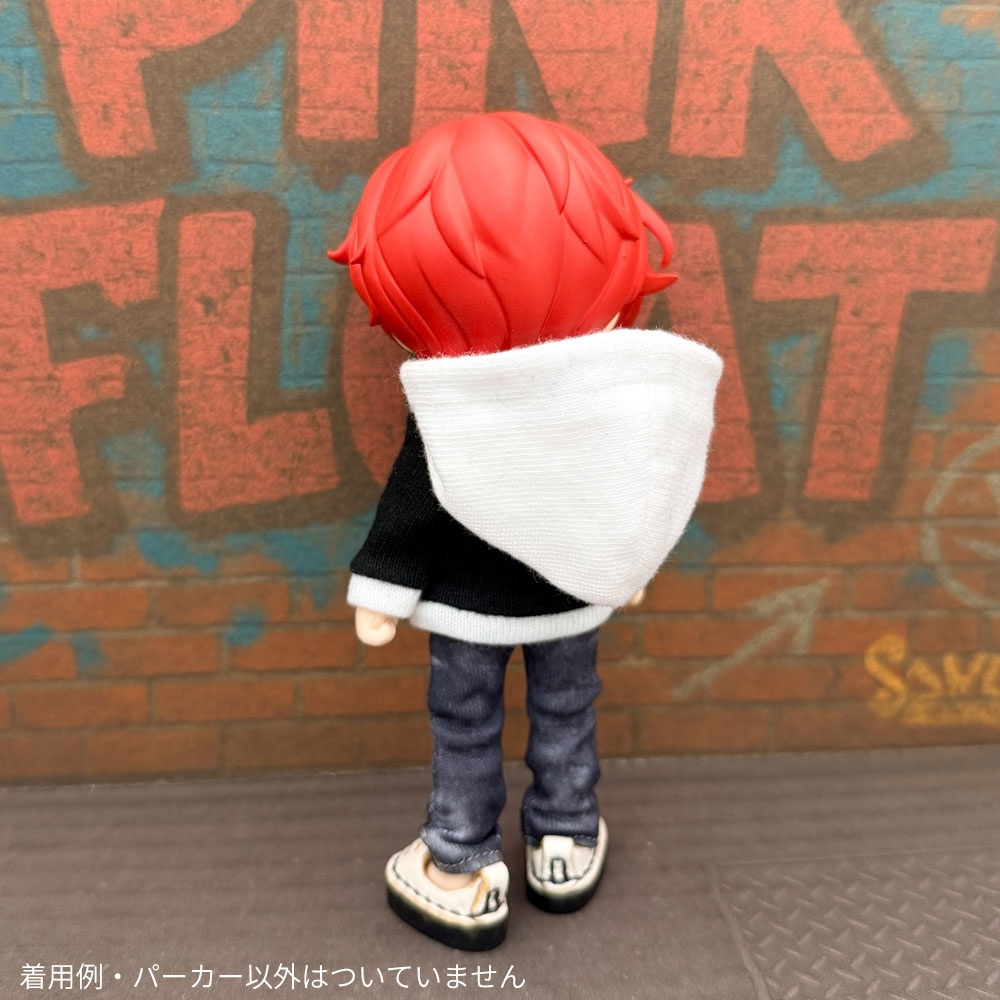 【受注制作】オビツろいど用 バイカラー パーカー