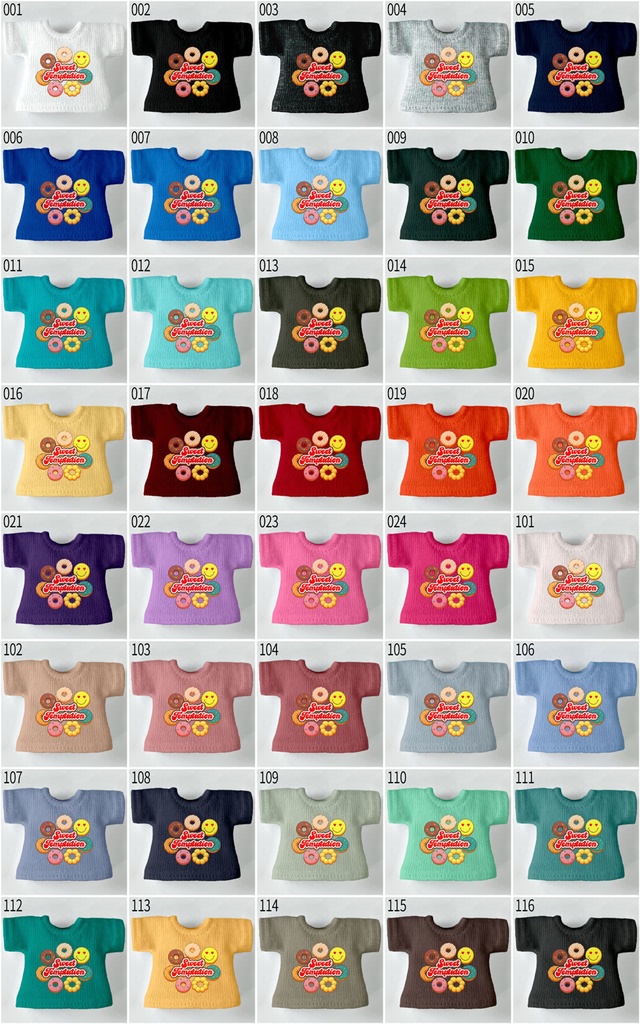 【受注制作】OB11/NDサイズ「ドーナツC」Tシャツ