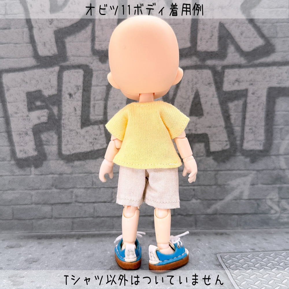 【受注制作】オビツ11/NDどーるサイズTシャツ【シメラレ】