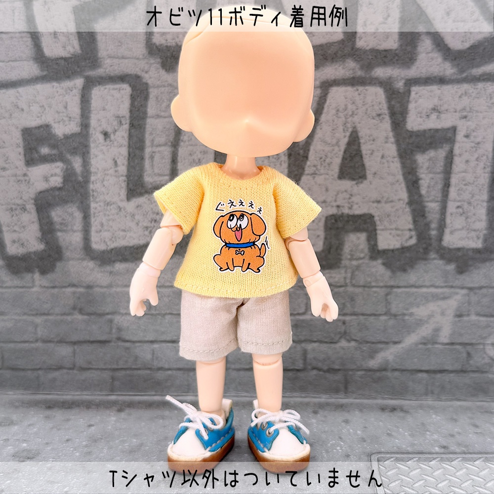 【受注制作】オビツ11/NDどーるサイズTシャツ【シメラレ】