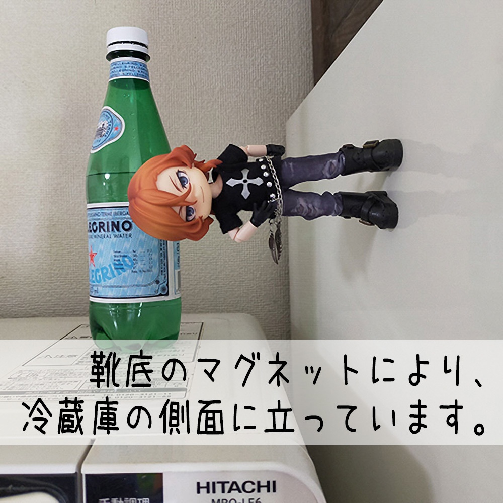 【受注】オビツ11サイズ/マグネット内蔵-エンジニアブーツ(全17色)