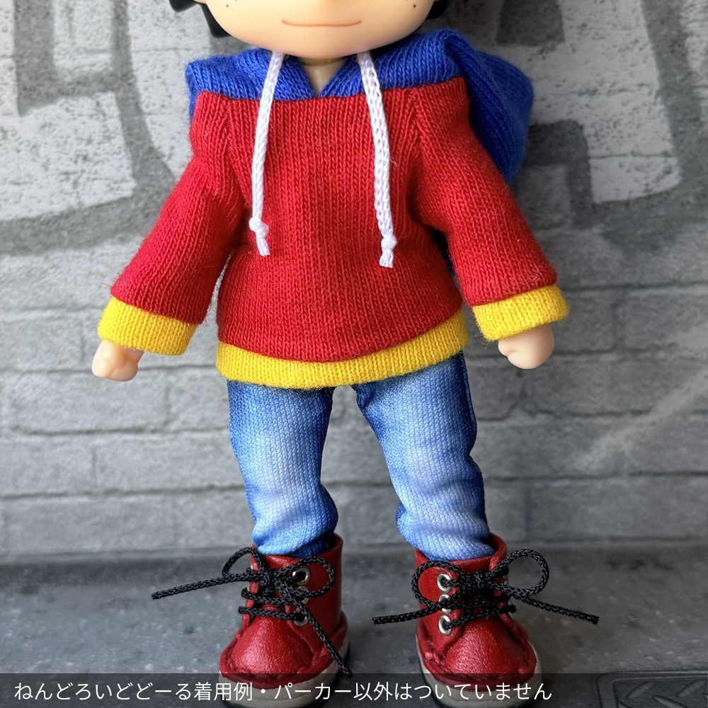 【受注制作】オビツろいど/NDどーるサイズ・3色パーカー