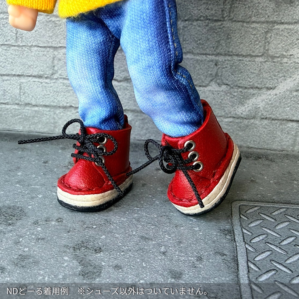【受注】OB11/NDどーるサイズ・マグネット内蔵レースアップブーツ