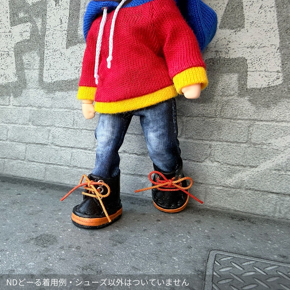 【受注】OB11/NDどーるサイズ・マグネット内蔵レースアップブーツ