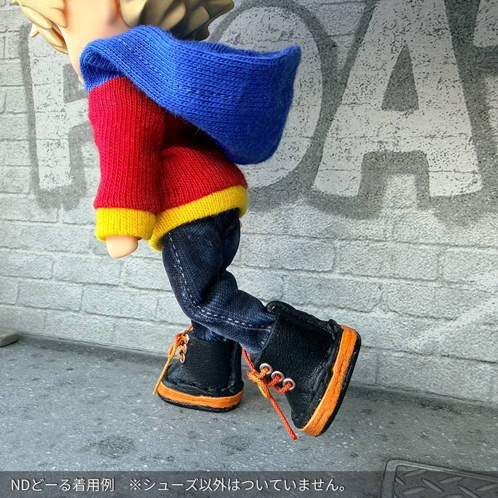 【受注】OB11/NDどーるサイズ・マグネット内蔵レースアップブーツ