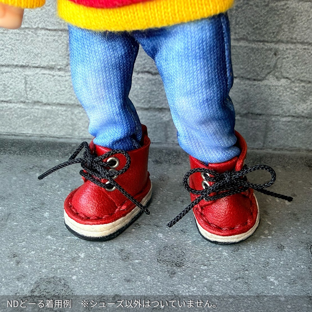 【受注】OB11/NDどーるサイズ・マグネット内蔵レースアップブーツ