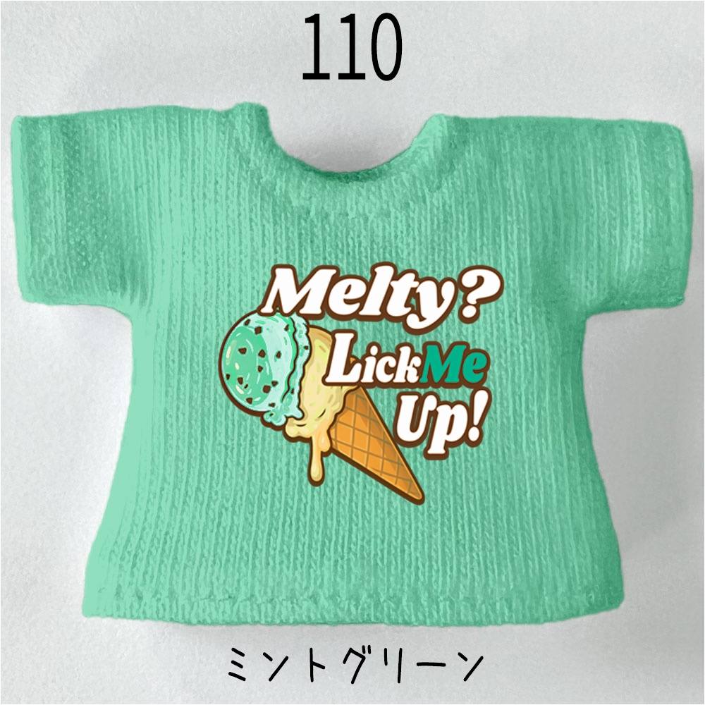【受注制作】OB11/NDサイズTシャツ「メルティアイス-ミント」