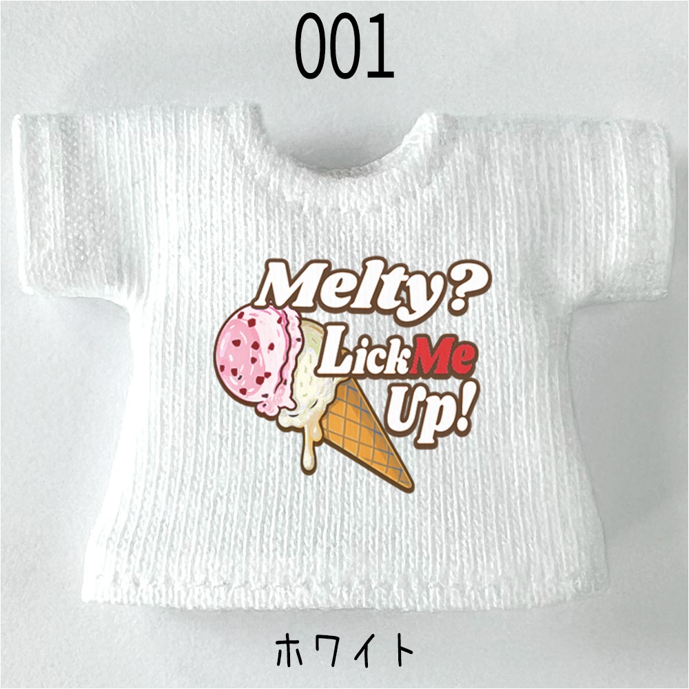 【受注制作】OB11/NDサイズTシャツ「メルティアイス-ストロベリー」