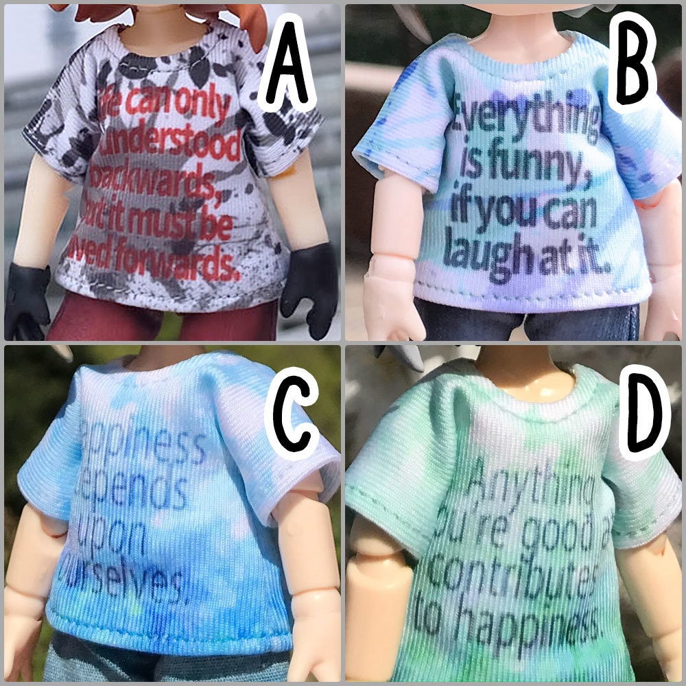 【受注】オビツ11、NDどーるサイズ「名言Tシャツ」