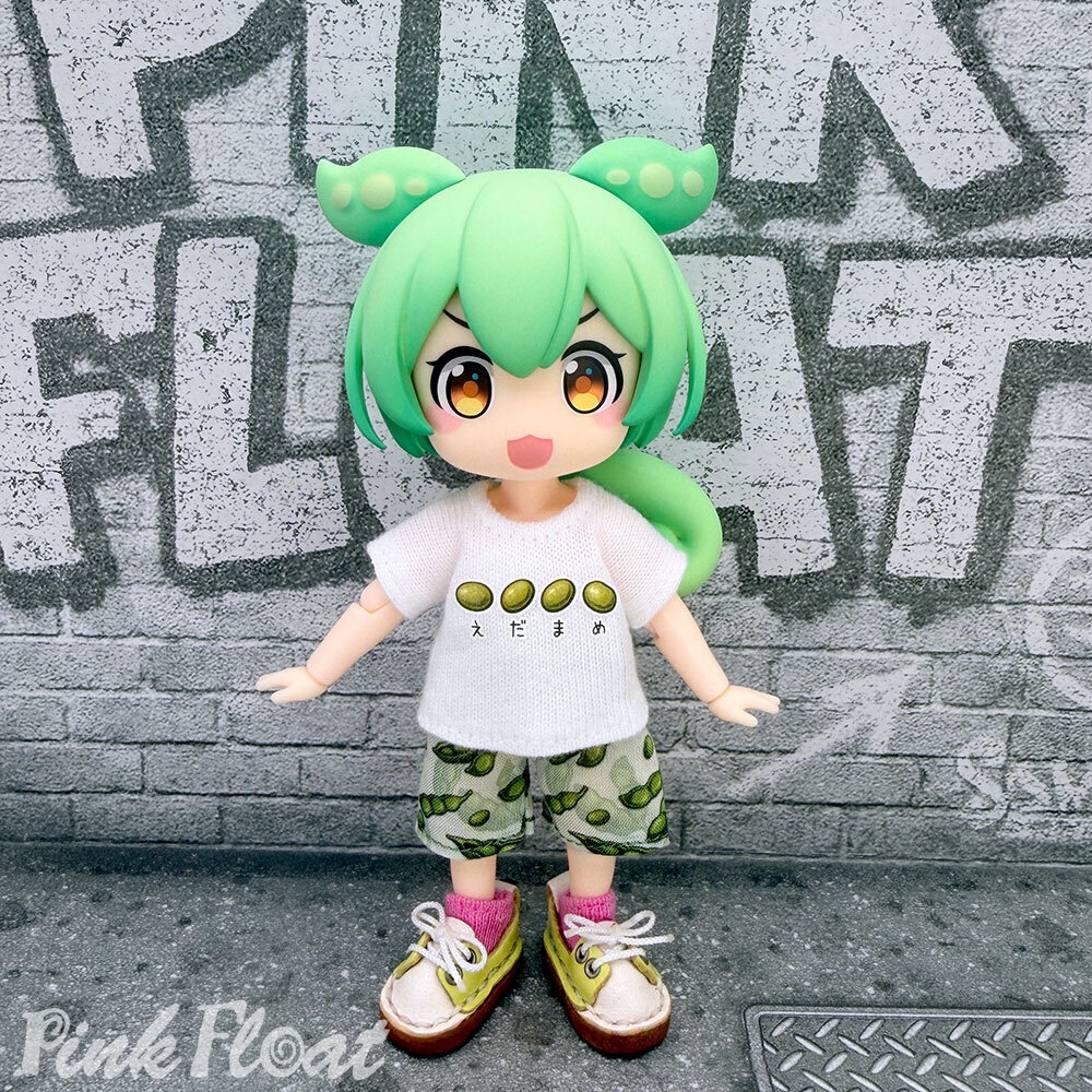 【受注制作】OB11/NDサイズ「ずんだもん専用？枝豆Tシャツ・枝豆パンツ」