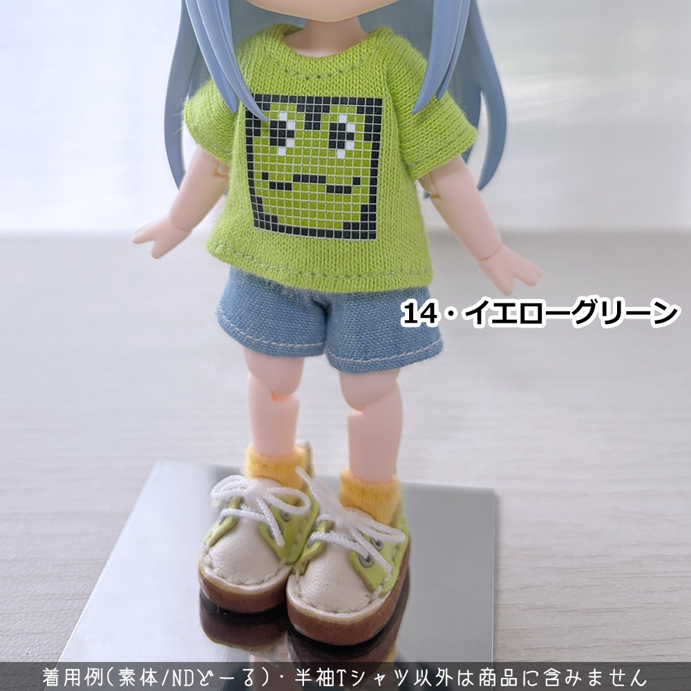 【受注制作】OB11/NDサイズ「ドットカエルVer.2」Tシャツ