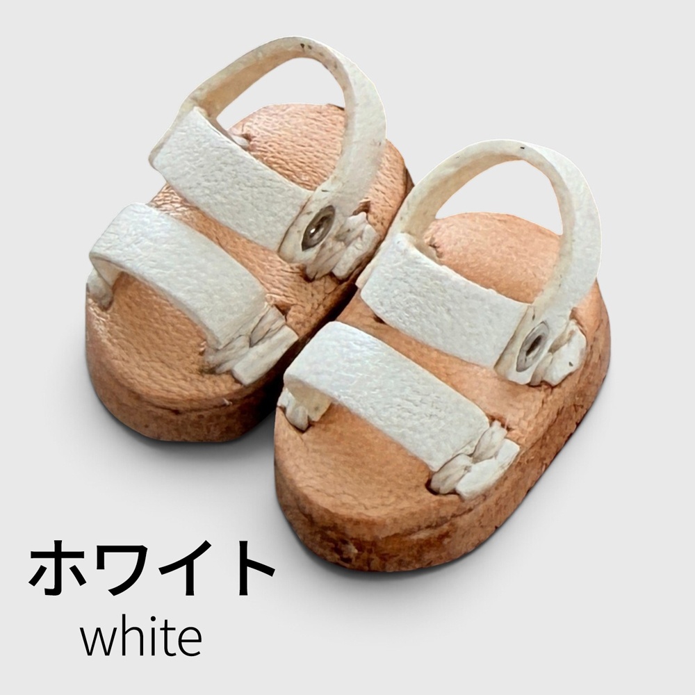 【受注】OB11/NDどーるサイズ・マグネット内蔵 厚底サンダル